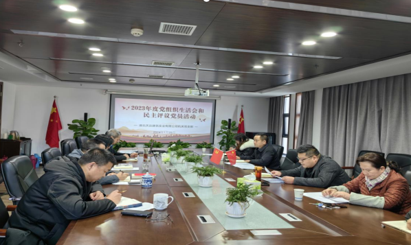 2023年度湖北天达建筑实业有限公司党支部 党组织生活会和民主评议党员会(图1)